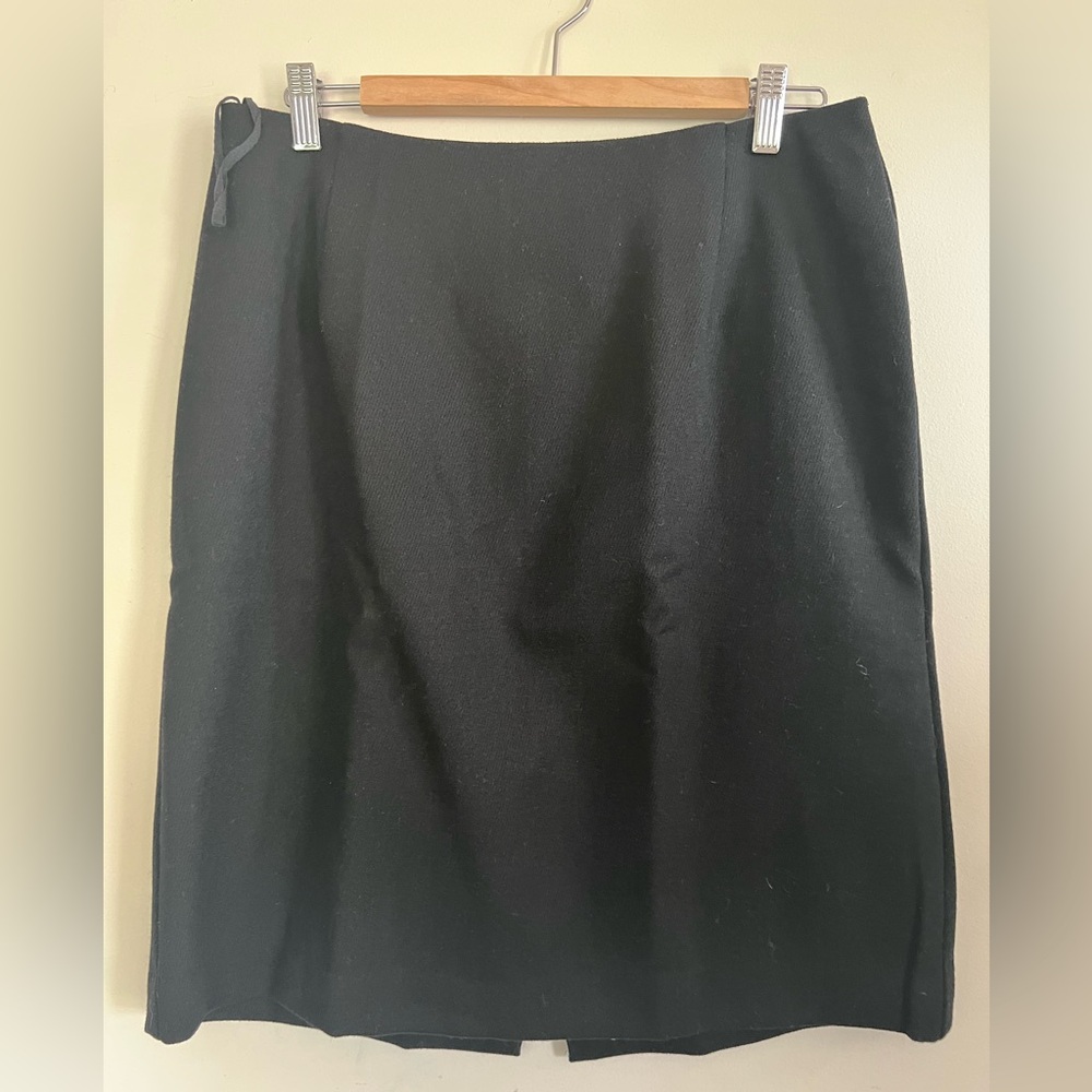 Josephine Sasso Women's Black Pencil Skirt Lined Size L
